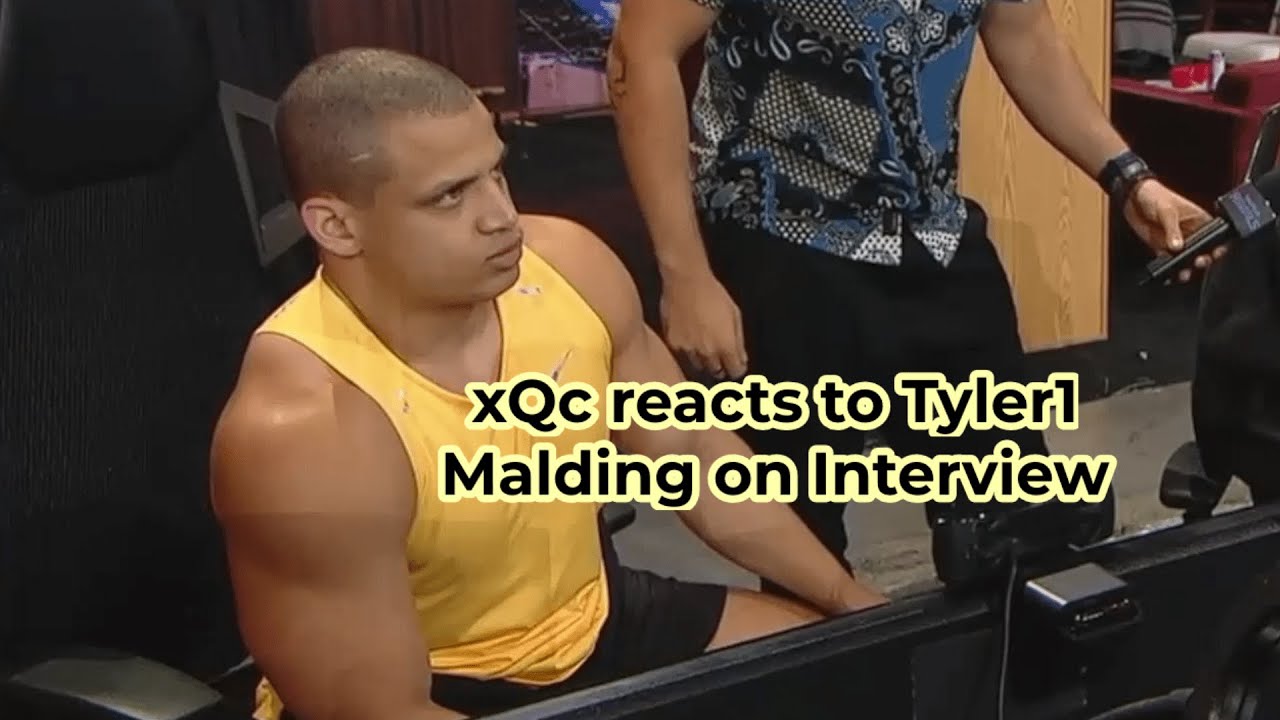 xQc reacts to Tyler1 Raging on Interview after losing against Broken Skills in Boomerang