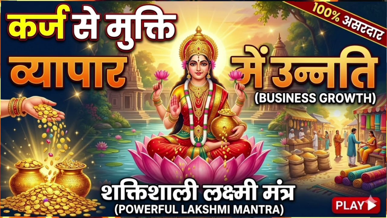 महालक्ष्मी धन प्राप्ति मंत्र: घर में होगी धन की वर्षा | Lakshmi Mantra for Wealth & Success