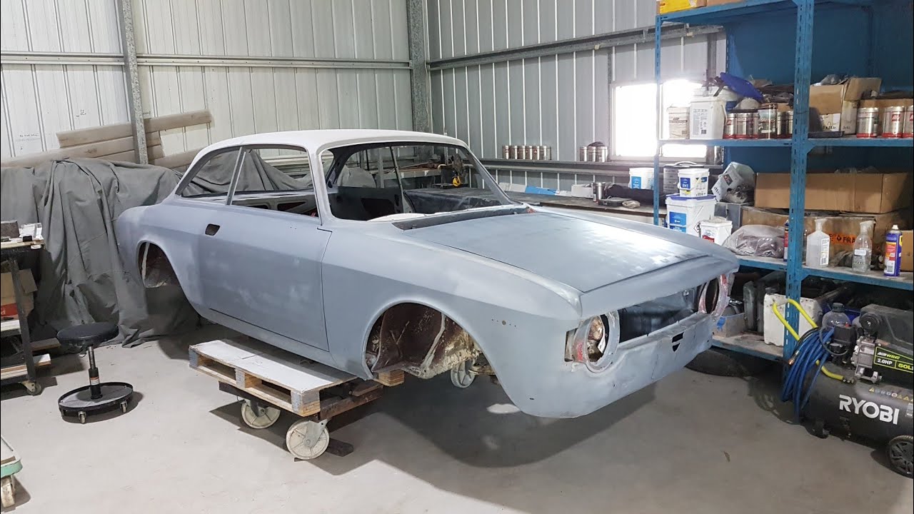 Alfa Romeo 105 door alignment  and body work - project update
