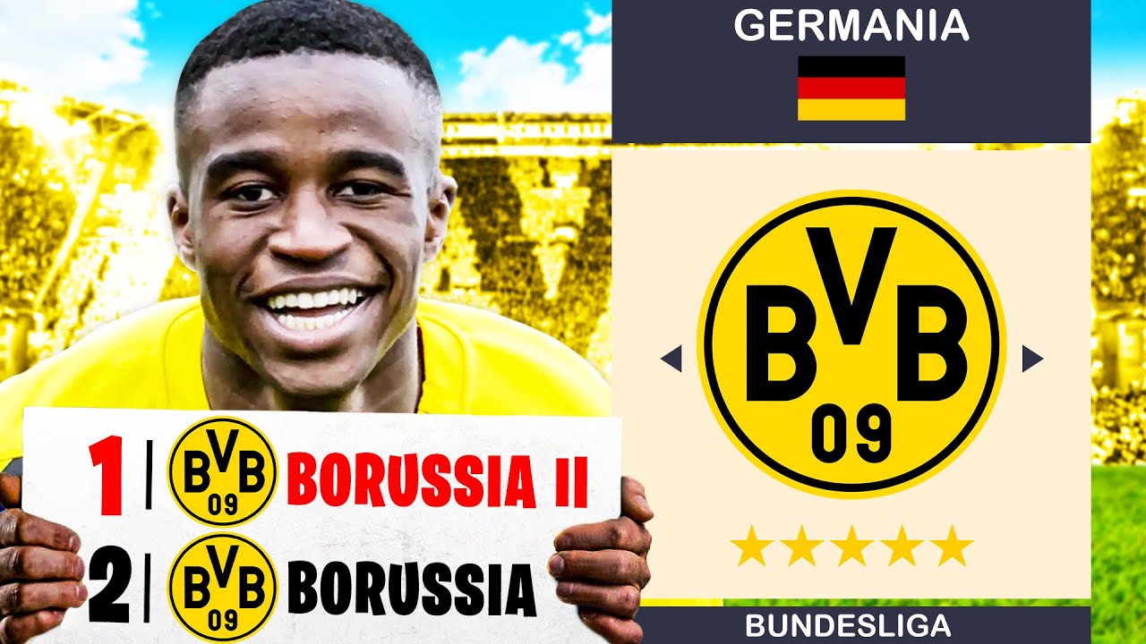 REBUILDING del BORUSSIA 2 finchè non DIVENTA la PRIMA SQUADRA di DORTMUND!