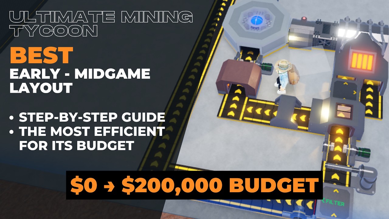 НОВЫЙ ЛУЧШИЙ ВАРИАНТ ДЛЯ НАЧАЛА И СРЕДИ ИГРЫ В ИГРЕ Ultimate Mining Tycoon Roblox!