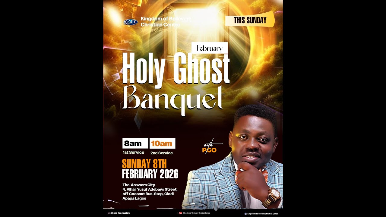 FRIST SERVICE // HOLY GHOST BANQUET // 8TH  FEBRUARY 2026