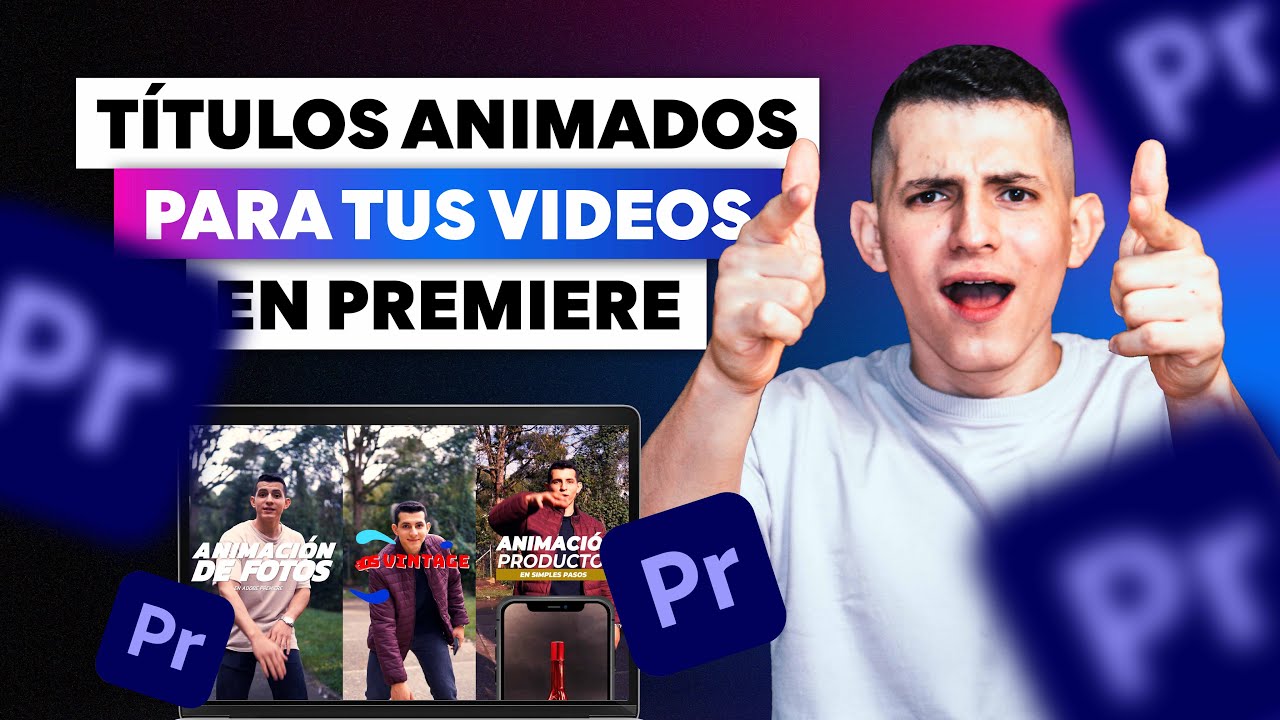 📈📱 ¡Aumenta tus visitas! Aprende a agregar títulos animados en Adobe Premiere