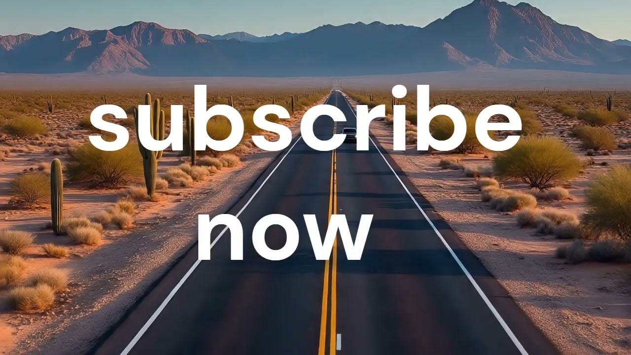 Road Trip Across USA | Cinematic Desert Highway Drive | Daily USA Vibes📝