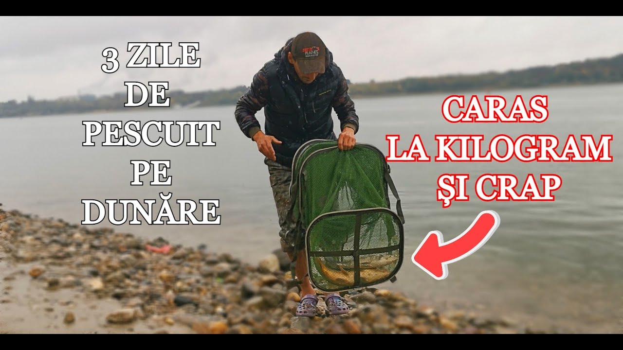 Pescuit La CRAP ȘI CARAS LA KILOGRAM Pe Dunare si NOUA MEA BARCĂ - La Portile de Fier 2 PE PLOAIE.