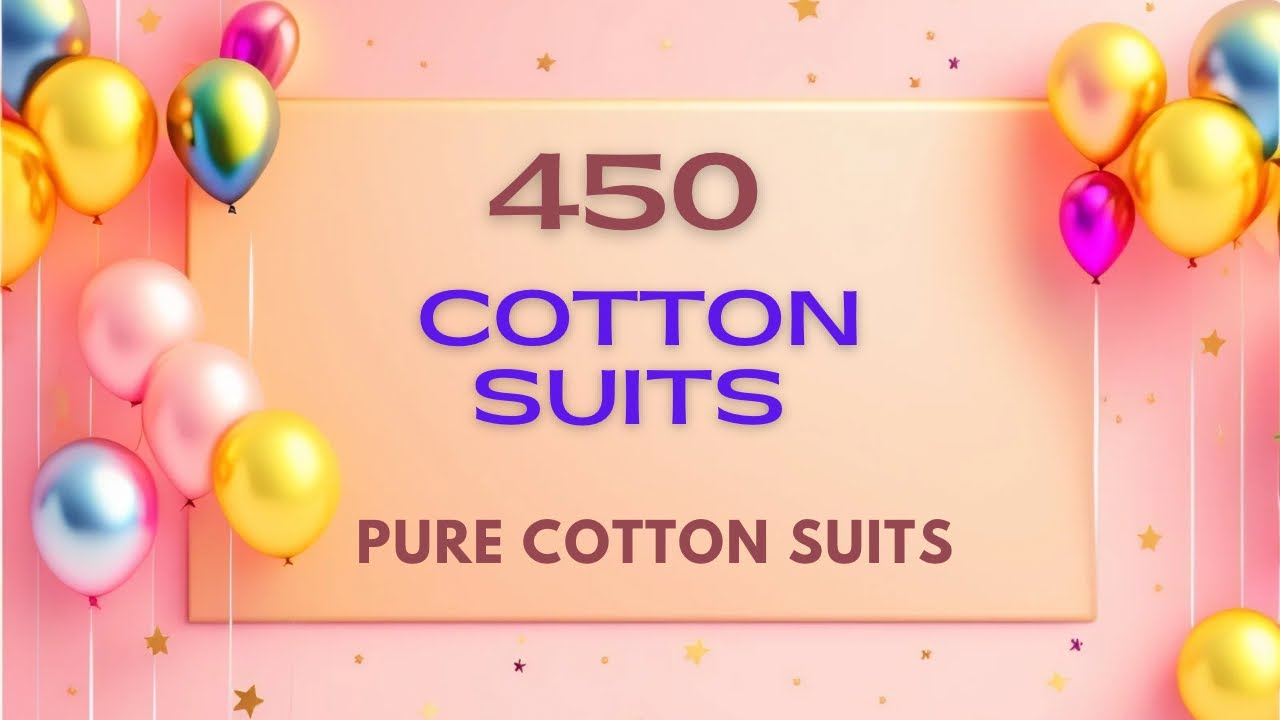 Aj tk ki best sale 450 me cotton suit -9798989881