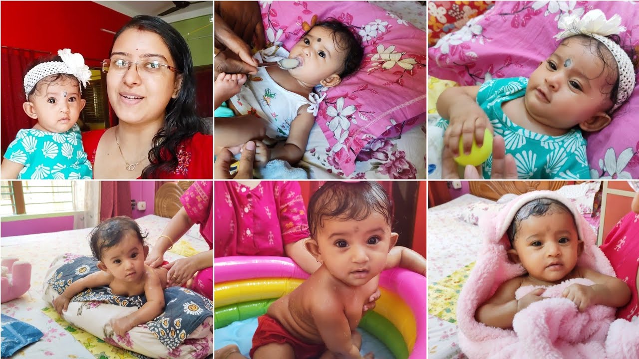 6 মাসে মিষ্টির প্রতিদিনের রুটিন | My 6 months baby daily routine | #myvlogmytips