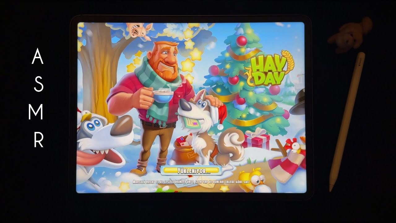 [Türkçe ASMR] iPad Hay Day Oynuyoruz 🚜👩🏻‍🌾 (1) 