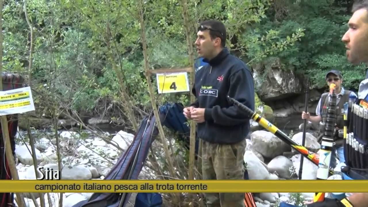 Stia: Campionato italiano pesca alla trota torrente