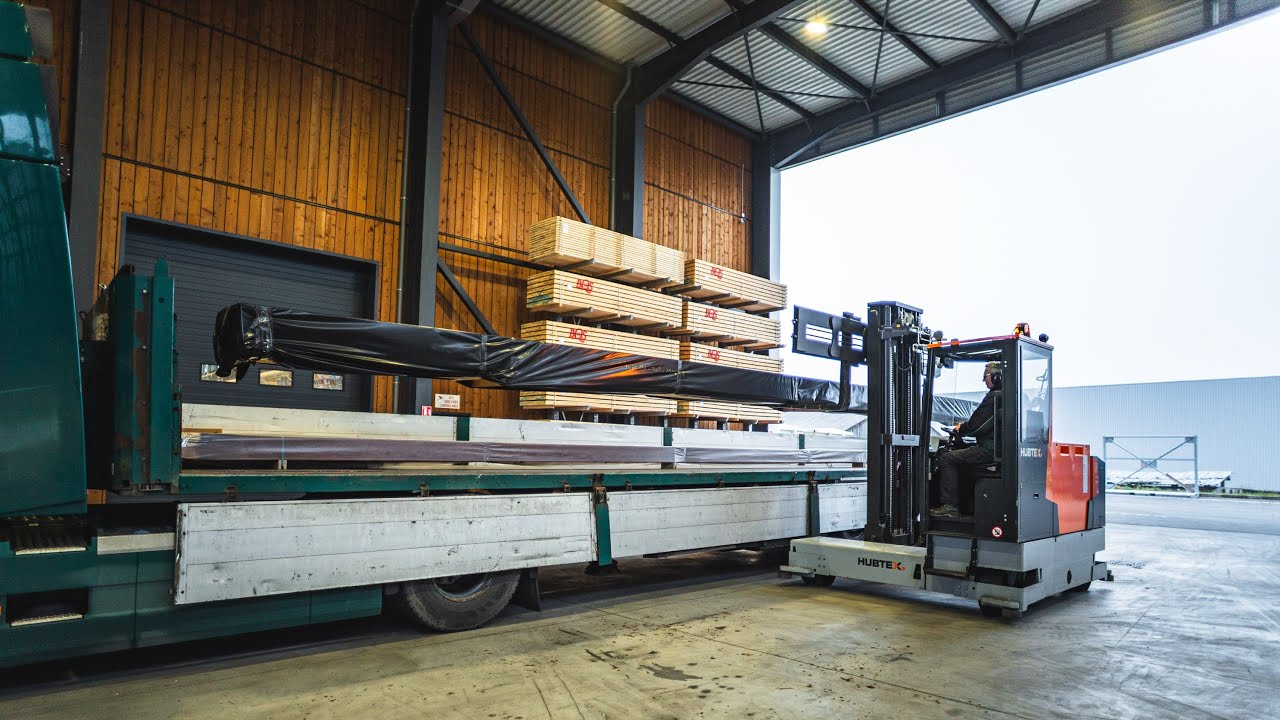 Négoce bois : gagner de la place sans compromis sur la sécurité | HUBTEX MAXX 45 chez LALLIARD