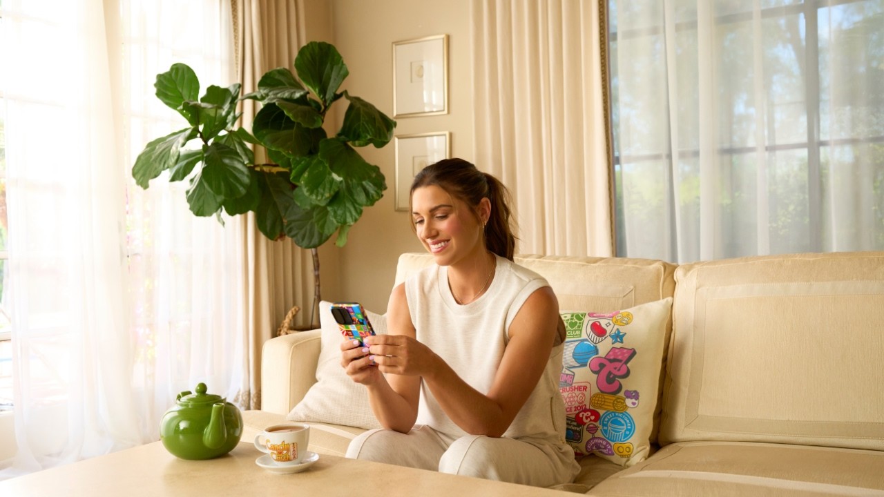 Swipe. Match. Win, with Alex Morgan for Candy Crush Soccer Season 15' advert