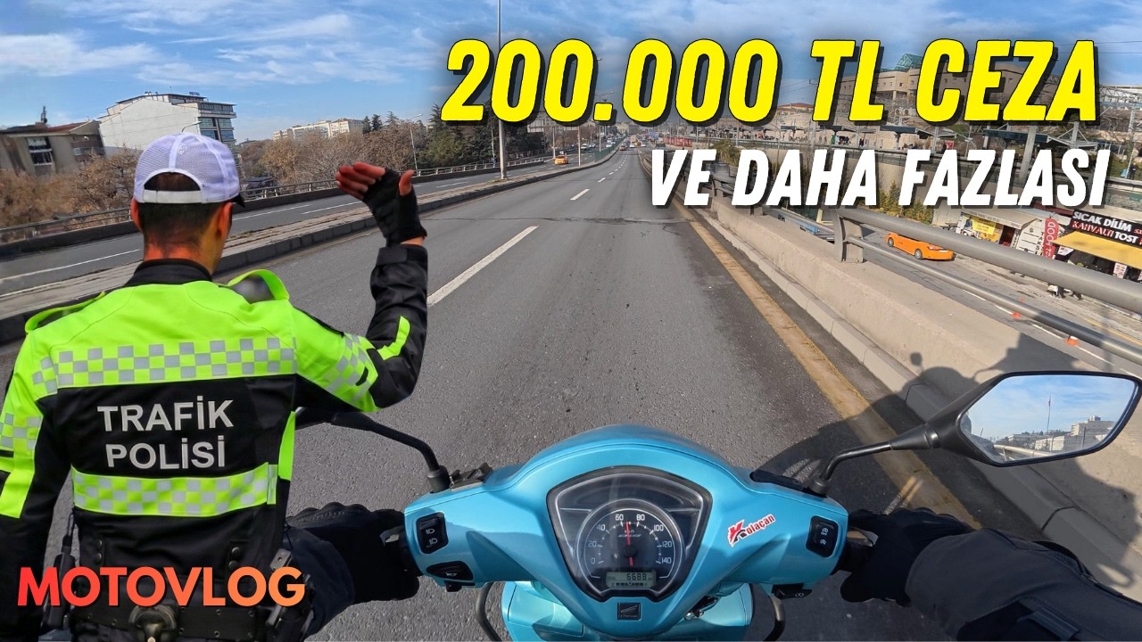 Bir Ceza 200.000 TL Oldu! | Motorcuları Bekleyen Cazalar | Motovlog