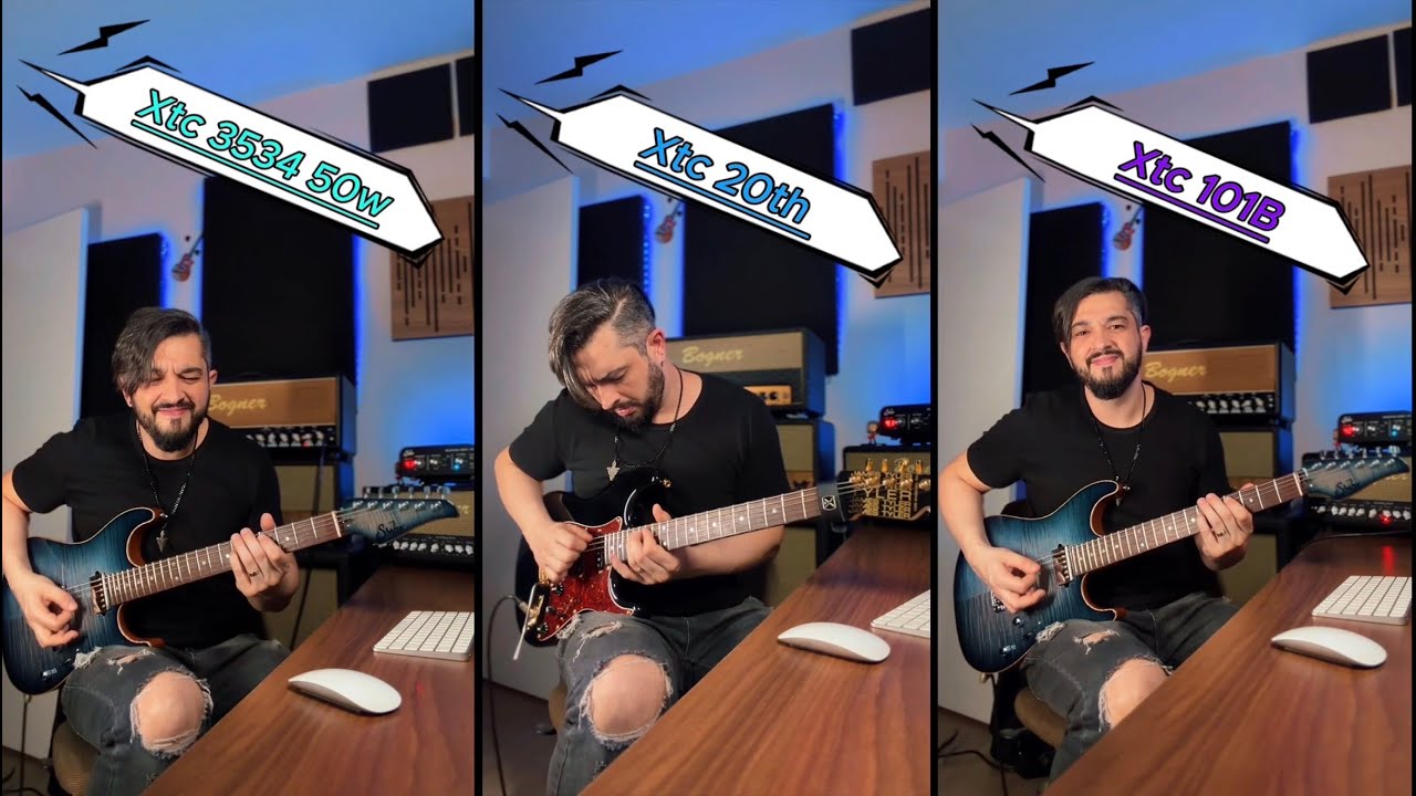 Quick Comparison - Bogner Ecstasy 20th Vs Bogner 101B Vs Bogner 3534 50w - (No Talking)