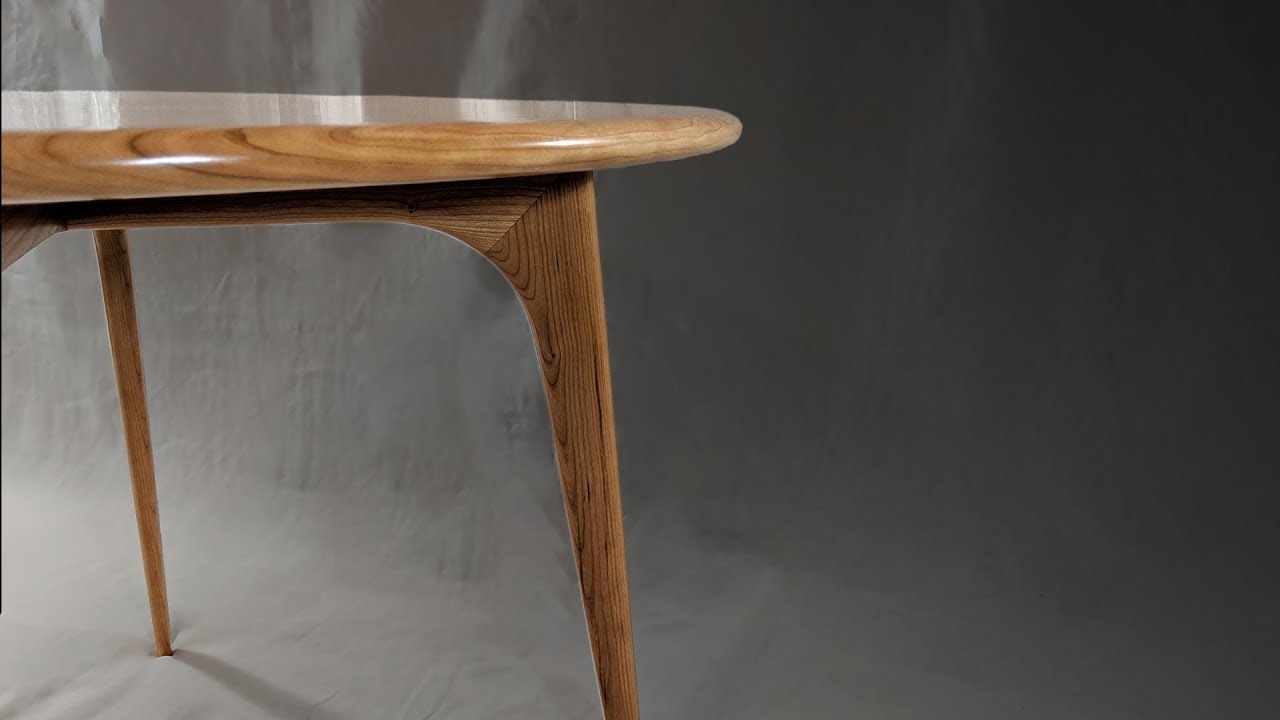 Building a Scandinavian Modern Round Table or is it Mid Century Modern | Woodworking