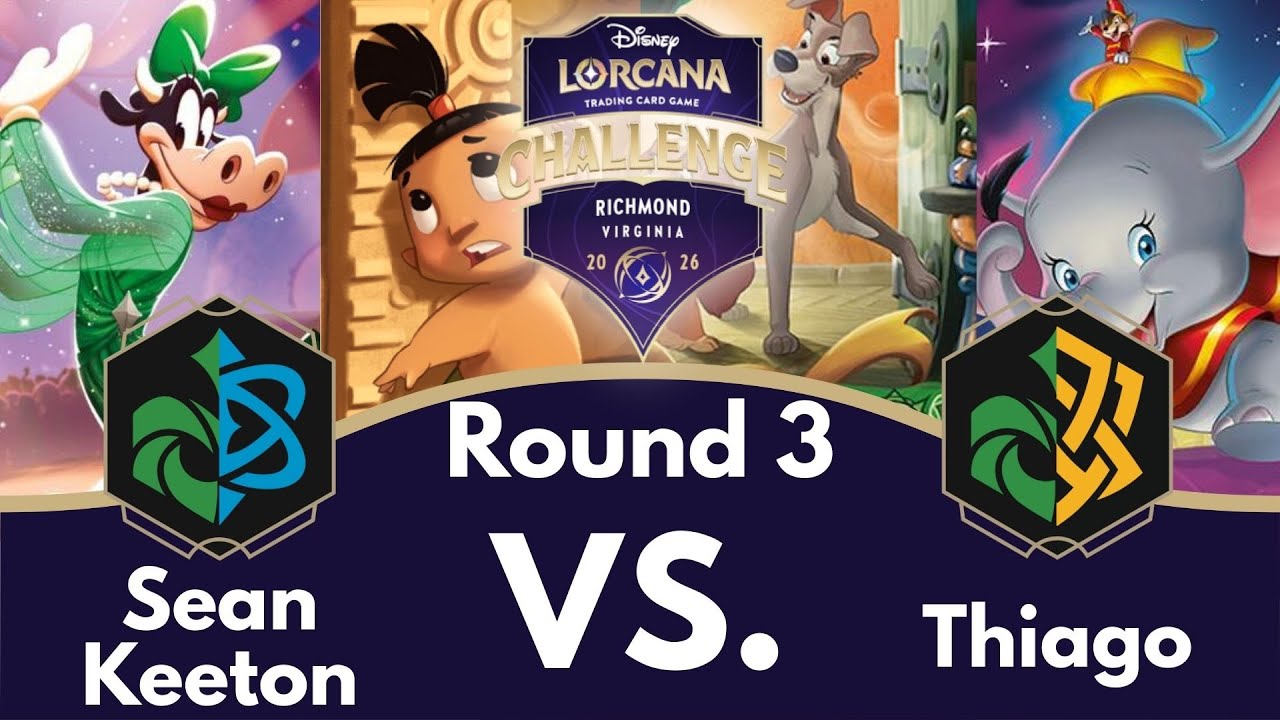 Lorcana DLC Richmond Round 3 | Dogs vs Green Blue