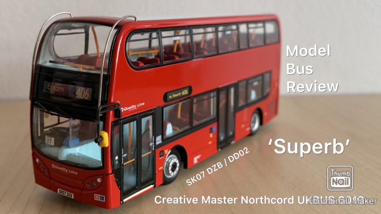 Creative Master Northcord Quality Line Enviro400 (UKBUS 6019) Model Bus Review (4K)