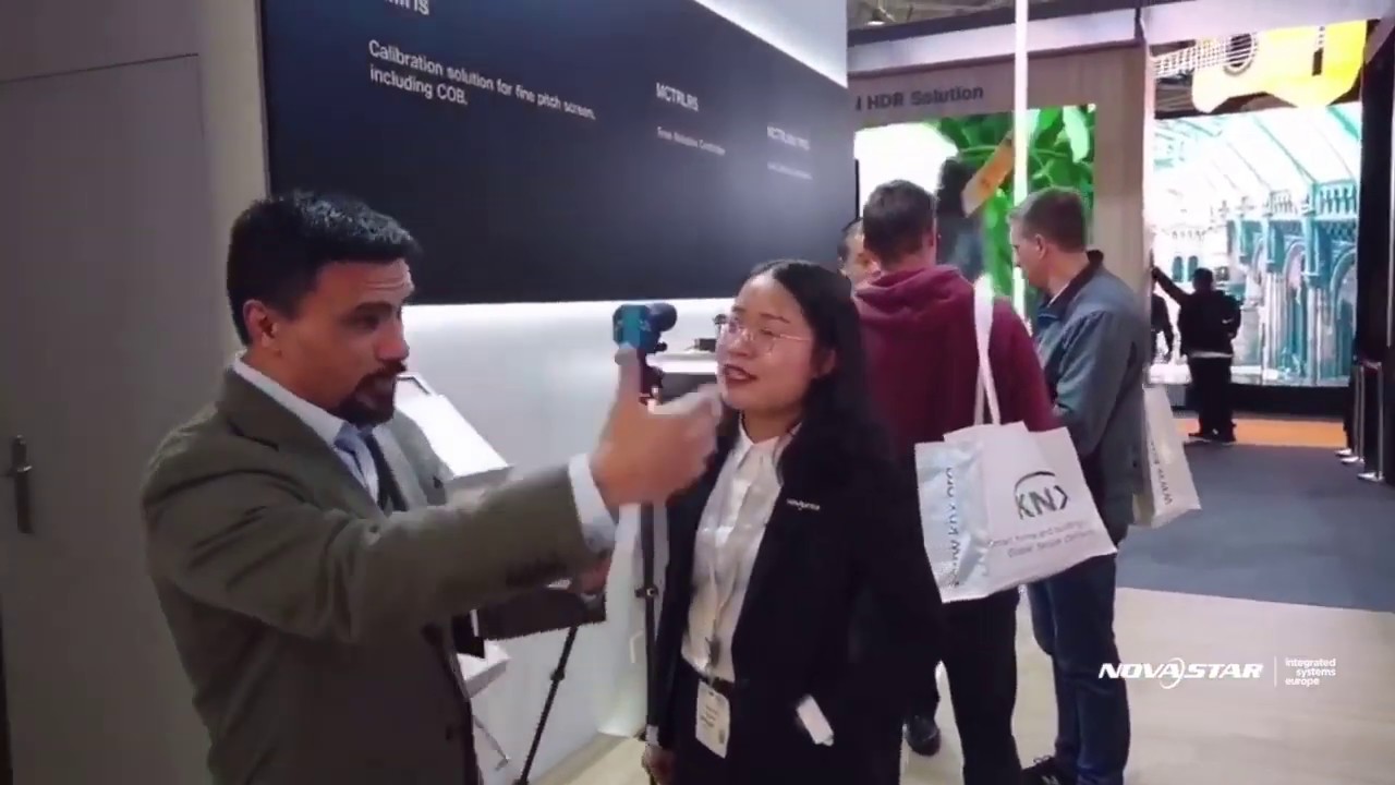 NovaStar booth at ISE2020