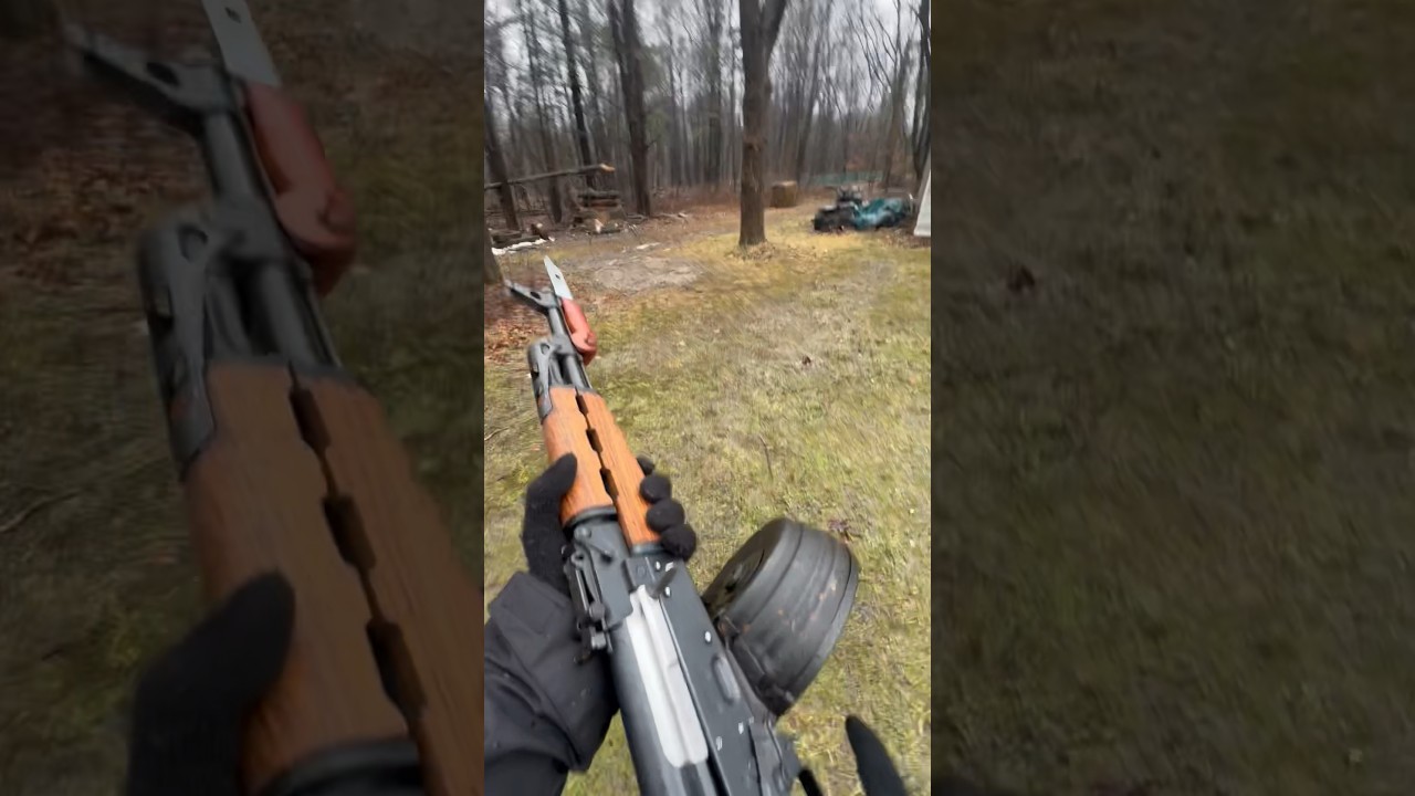 AK47 Drum Mag + Bayonet