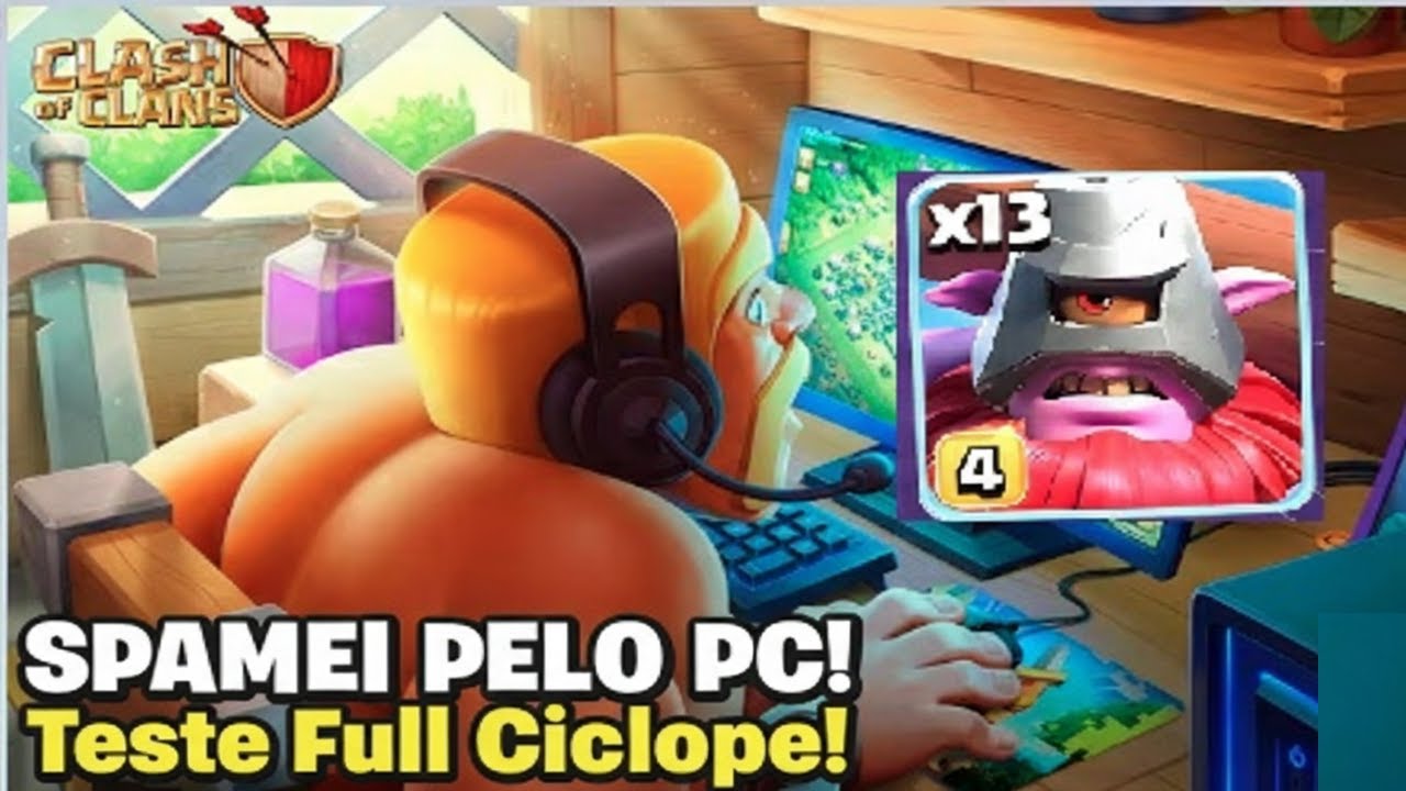 SPAMEI PELO PC! TESTE FULL CICLOPE NO PUSH DA LENDÁRIA!