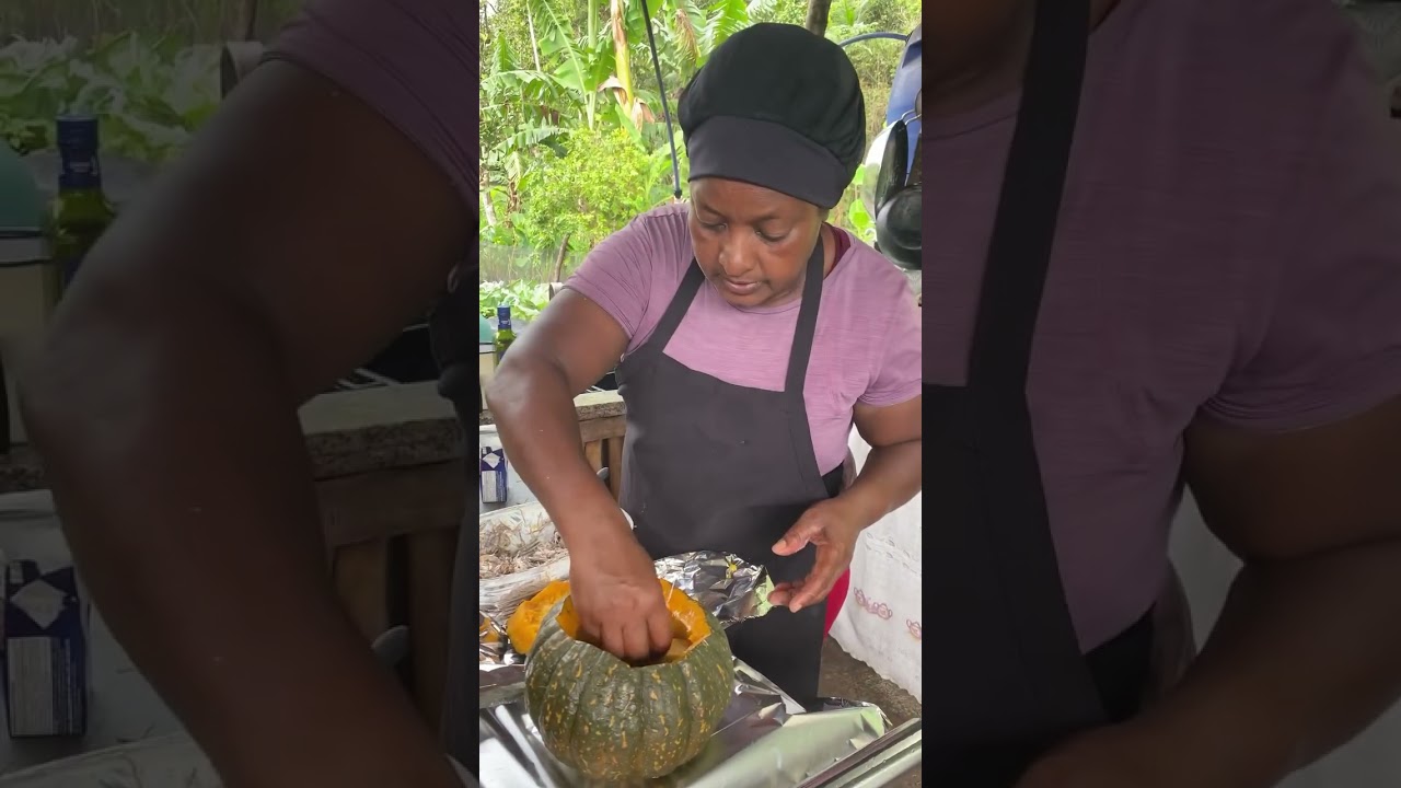 Meus amores ficou muito bom essa receita abóbora com carne de sol