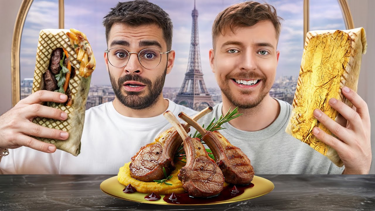Plat à 1€ vs 10 000€ avec MrBeast