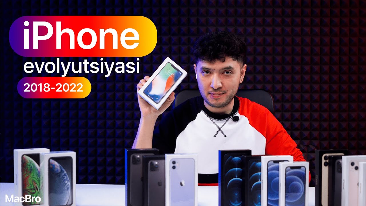 2018-2022 yillardagi barcha iPhone'lar evolyutsiyasi