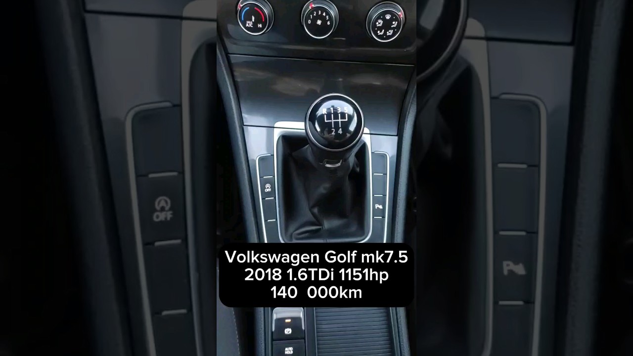 VW Golf MK7 1.6tdi 115hp from 2018 and it's gearbox work after 140000km #gearbox #manual #volkswagen