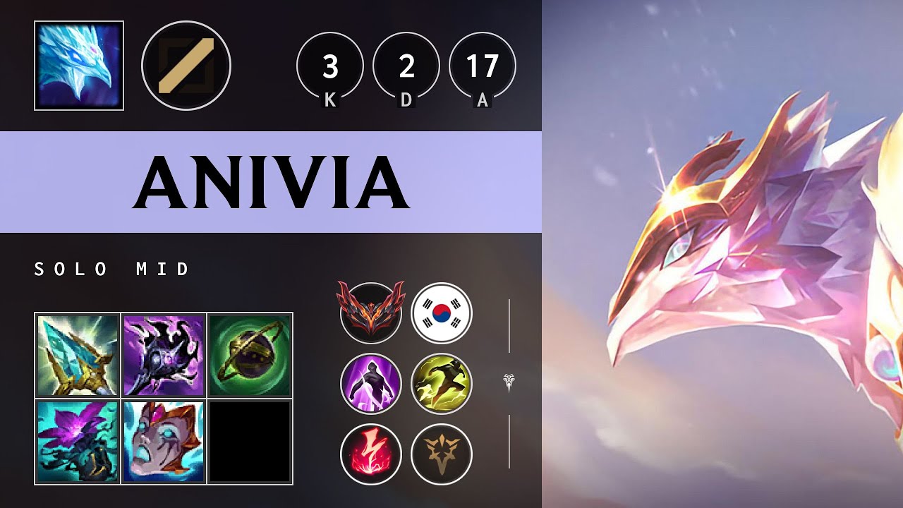 Anivia Mid vs Galio - KR Grandmaster Patch 25.20