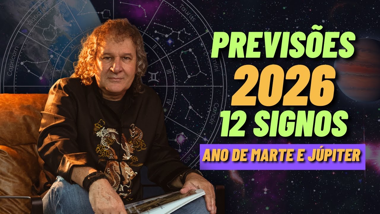 Previs&otilde;es para os 12 Signos - 2026 - Nilton Schutz