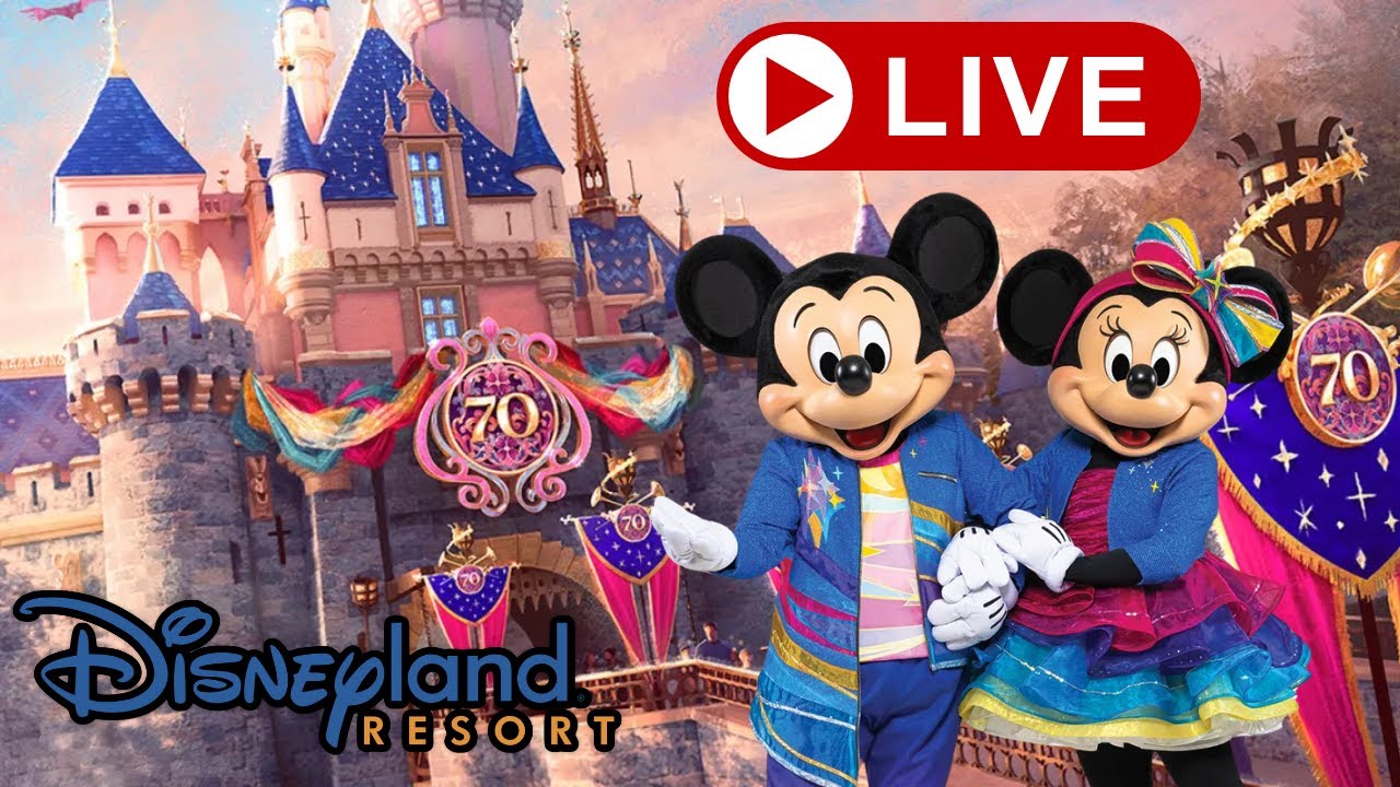 🔴 Disneyland LIVE - Cold Rainy Thursday Evening