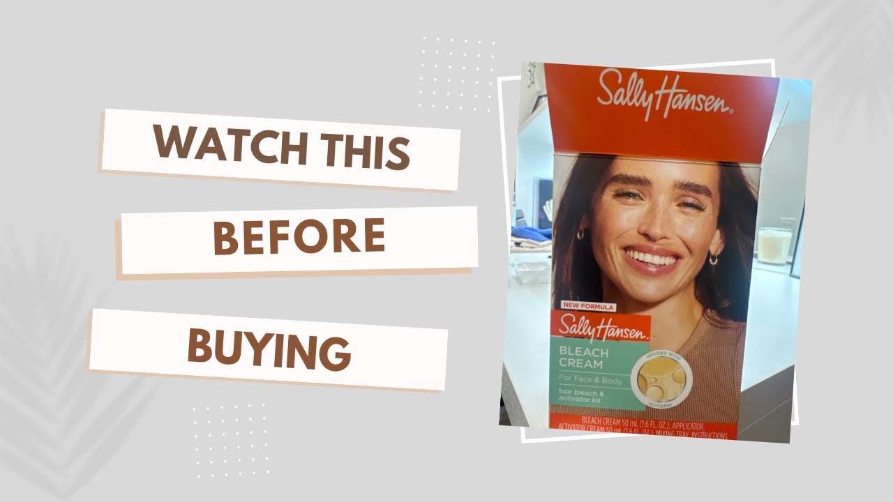 Sally Hansen Extra Strength Creme Bleach, Complete Kit