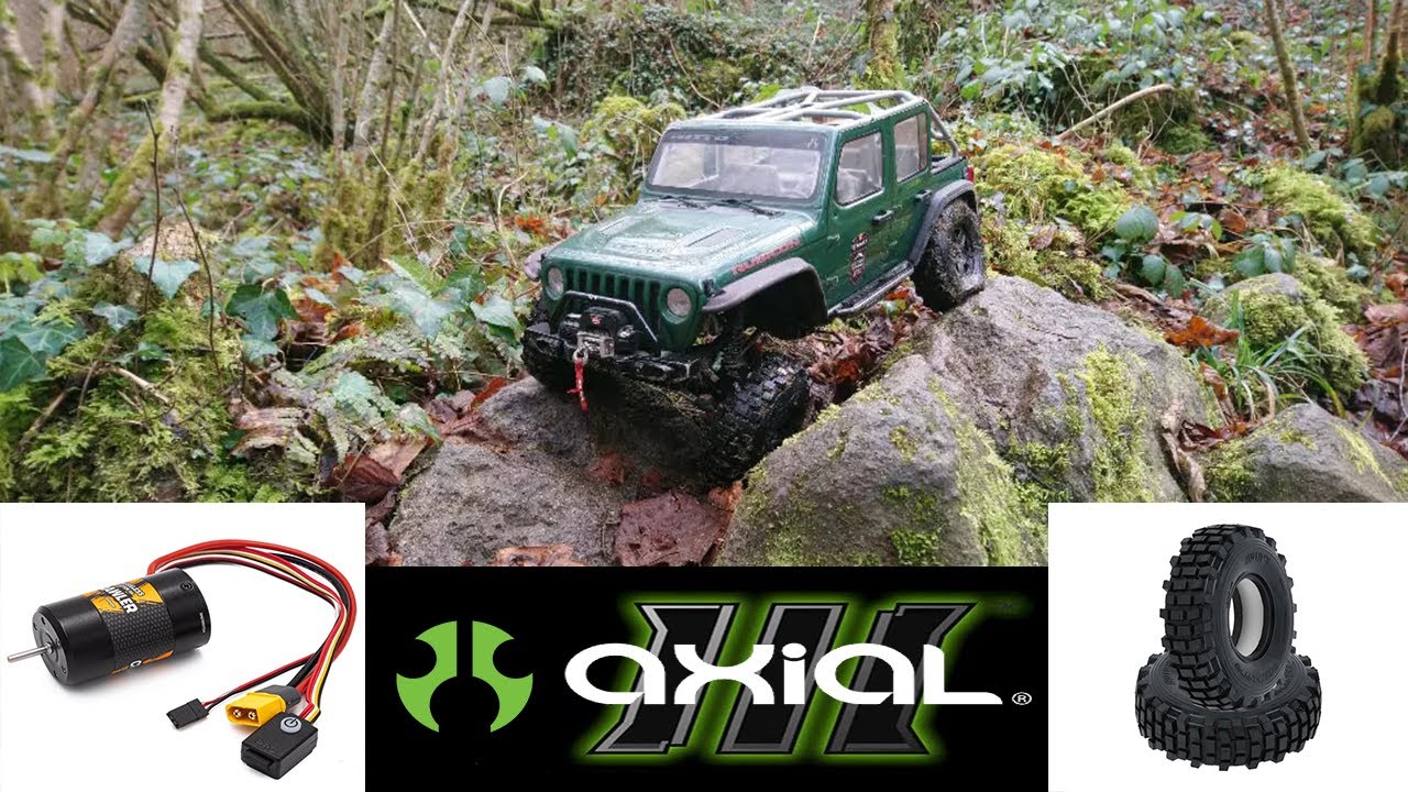 Axial SCX10 III, all terrain (Scale crawler) Konect brushless, Proline Grunt tires