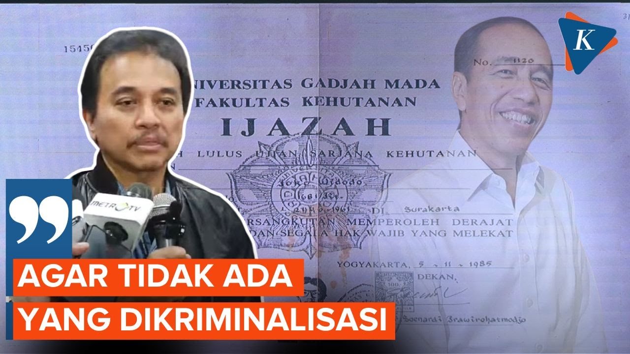 Polemik Ijazah Jokowi, Roy Suryo Cs Tempuh Judicial Review ke MK