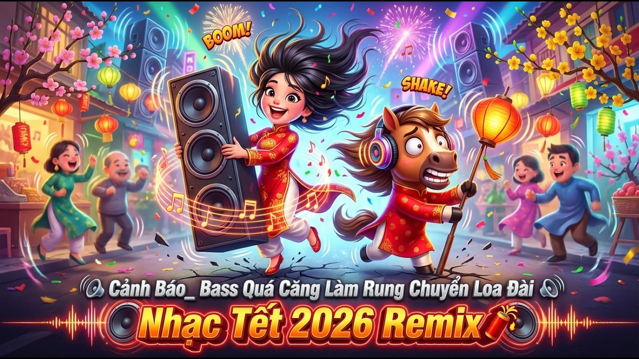 Cảnh Báo_ Bass Quá Căng 🧨 Nhạc Tết 2026 Remix Làm Rung Chuyển Loa Đài