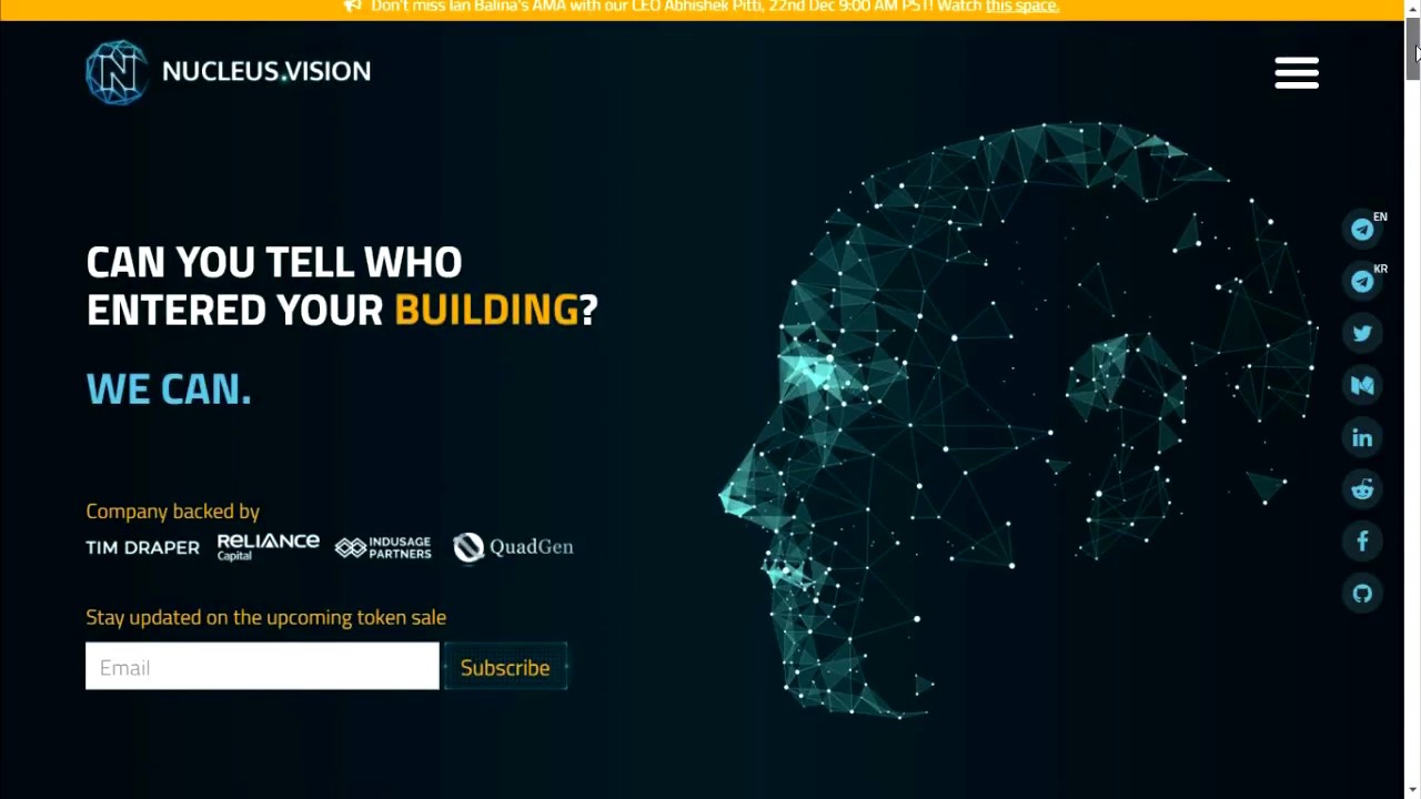 Nucleus.Vision #ICO