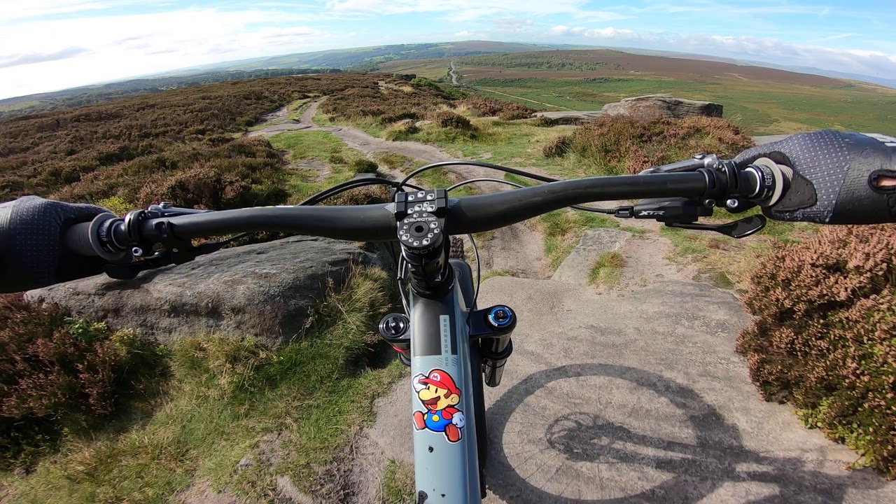 Peak district mtb burbage edge
