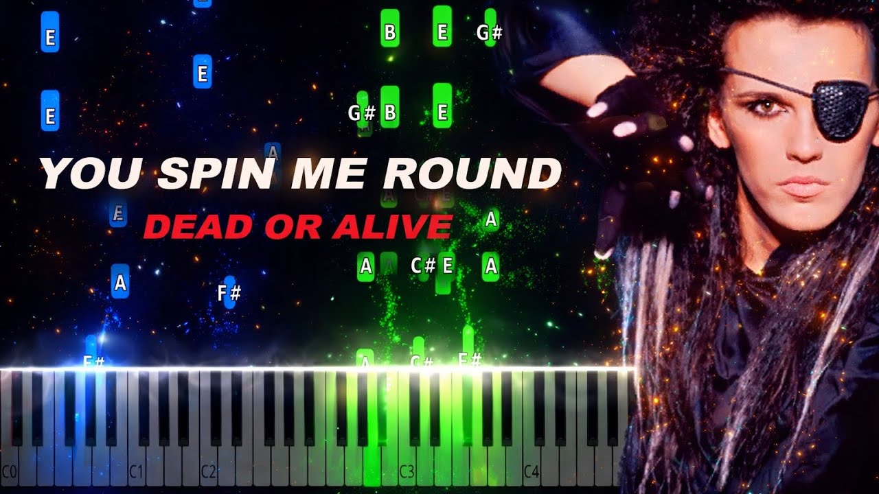 Dead Or Alive - You Spin Me Round (Like a Record) Piano Tutorial
