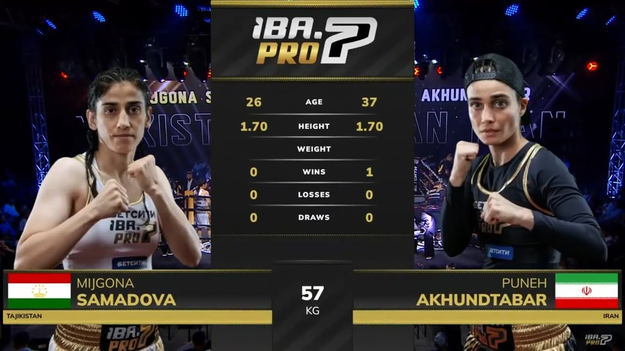 Mijgona Samadova 🇹🇯 vs Puneh Akhundtabarmazandarani 🇮🇷 | IBA.PRO 7 | July 2, 2025 | Istanbul,Turkiye