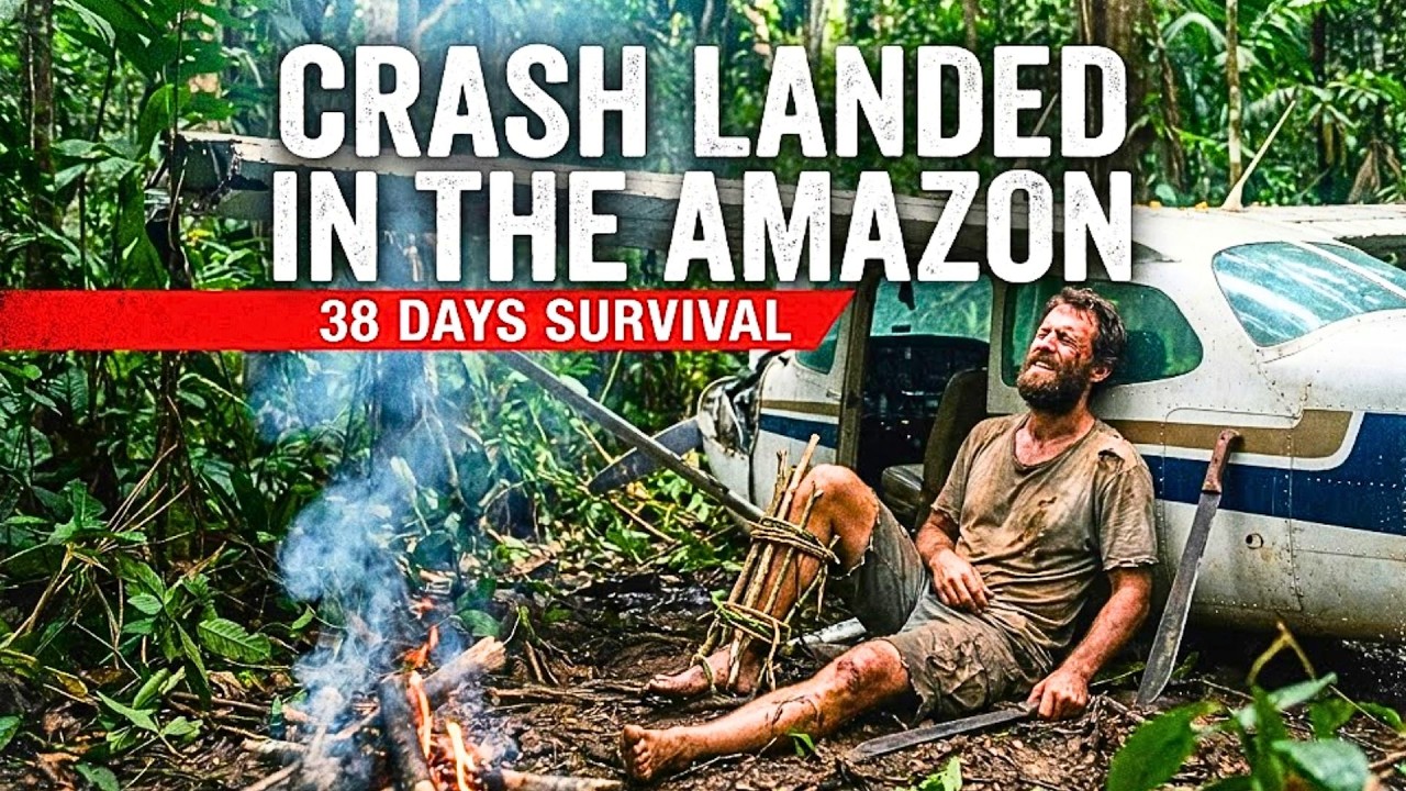Crash Landed in the Amazon: 38 Days Survival With a Broken Leg