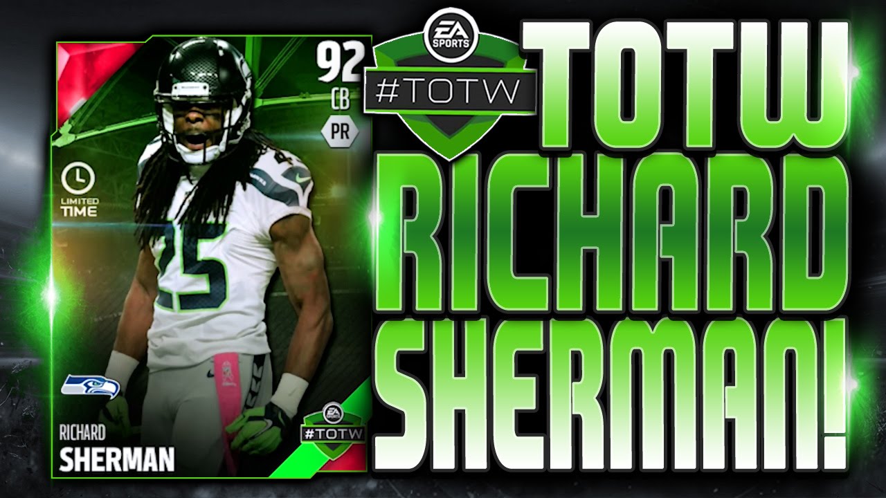 RICHARD FREAKIN SHERMAN TOTW!!! | ALL PRO BUNDLE OPENING! | MUT 16 PACK OPENING