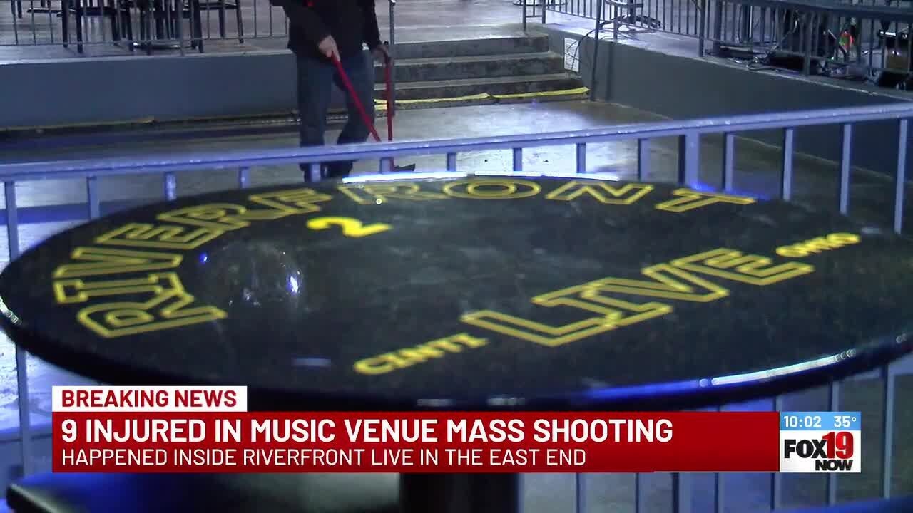 9 injured in music venue mass shooting