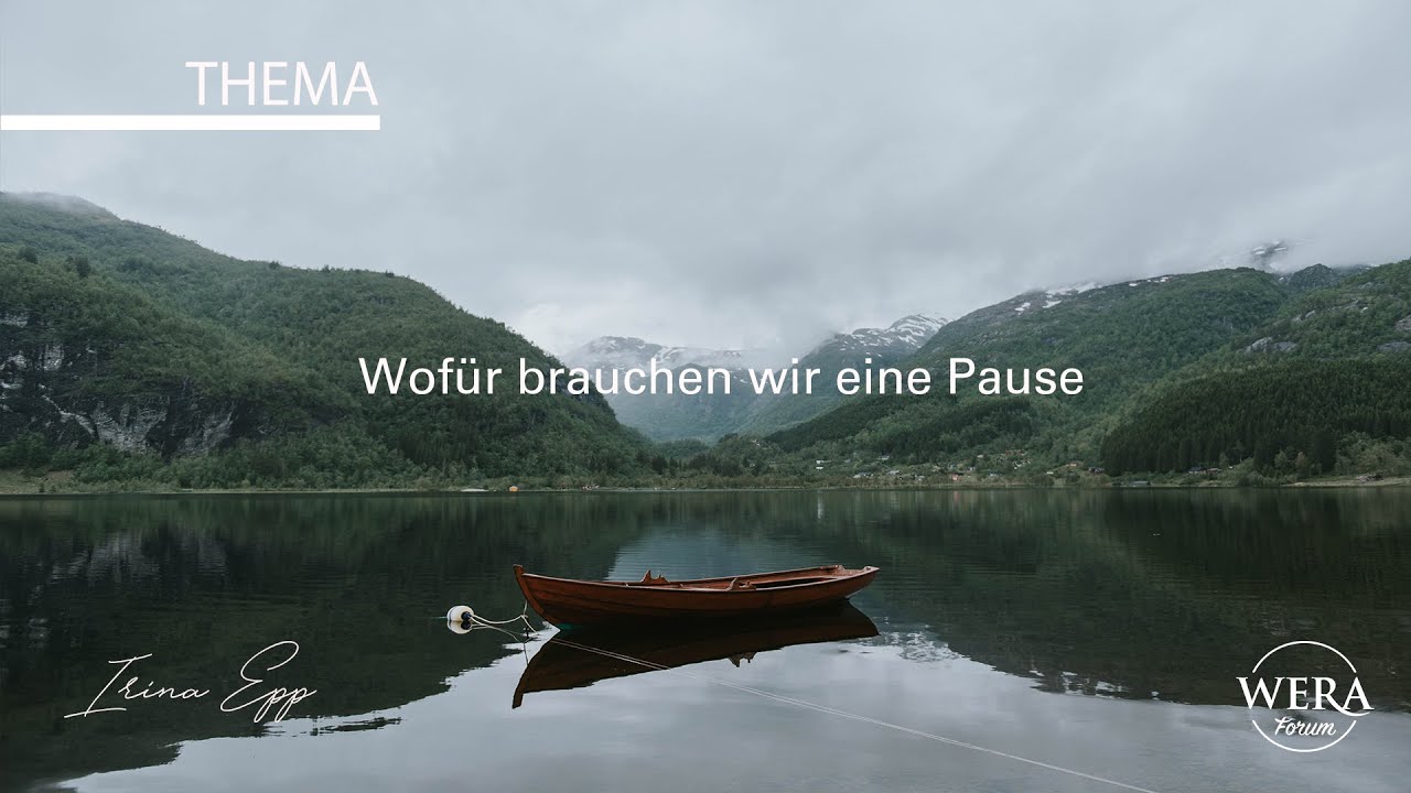Predigt 26.01.2020 | Wofür brauchen wir eine Pause?!