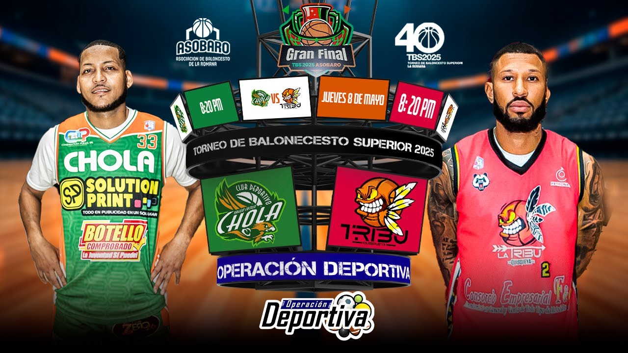 SERIE FINAL JUEGO #6- QUISQUEYA VS. CHOLA - TBS 40 LA ROMANA  - (DETENIDO)