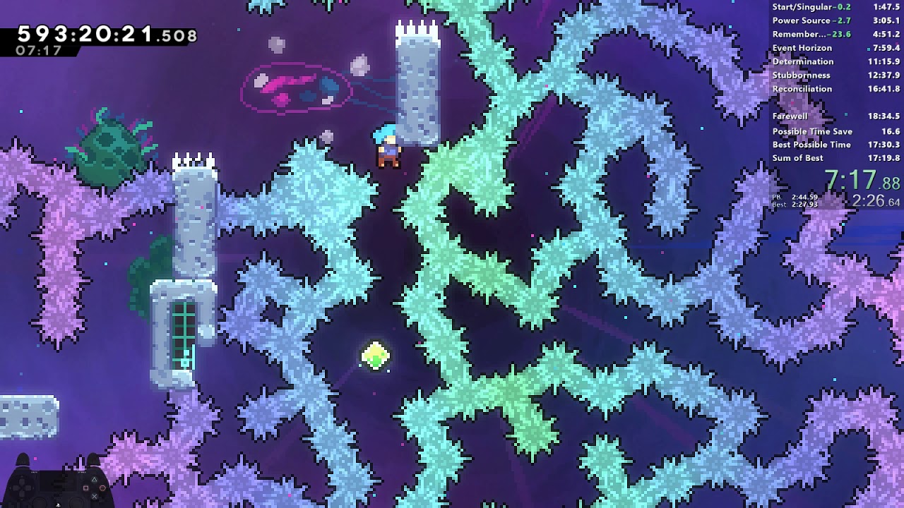 Celeste Farewell Speedrun in 17:54