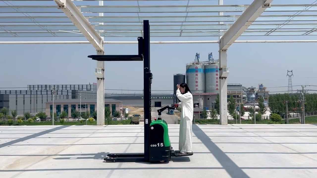 Fully Electric Stand-On Stacker | Electric Pallet Stacker for Warehouses | Viilift