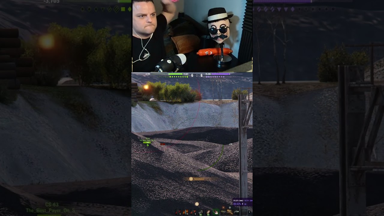 How to click in FV4005 | #god_pack #Twitch #WoT# WorldofTanks #funny