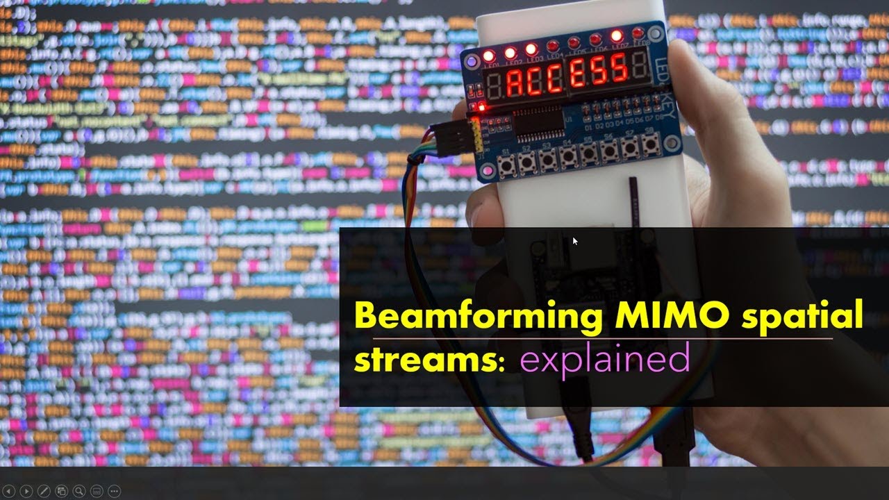 802.11 Beamforming, MIMO, Multi-User beamforming, Spatial streams