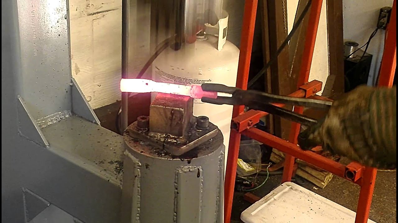Tire hammer forging W1 @ MP Knives