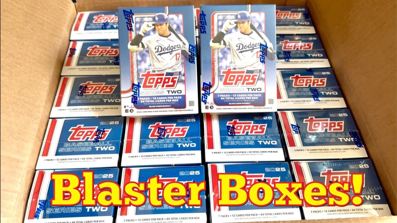 RETAIL REVIEW!  2025 TOPPS SERIES 2 BLASTER BOXES!