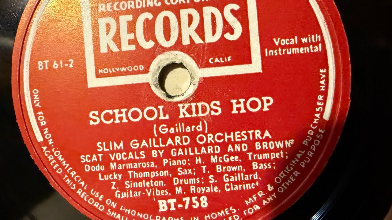 School Kids Bop by Slim Gaillard Orchestra 